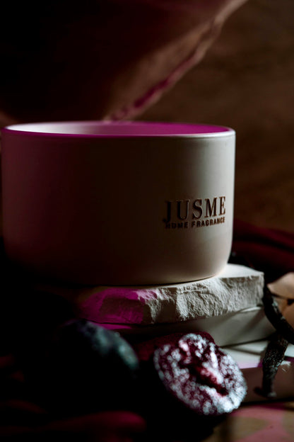 Cashmere Plum | 3-Wick Ceramic Candle