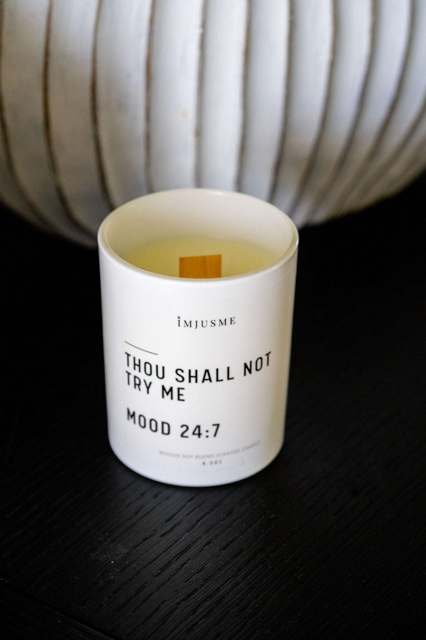 Thou Shall Not Try Me Candle