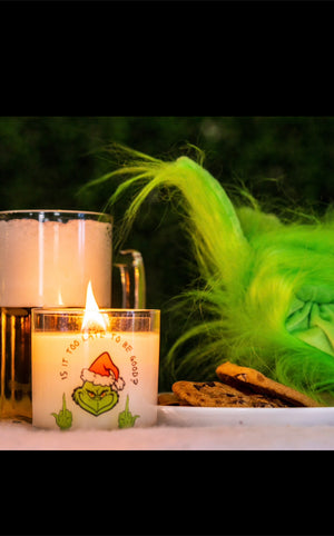 
                  
                    Grinch Is It Too Late To Be Good Candle
                  
                